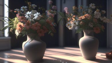 Искусственные цветы в доме